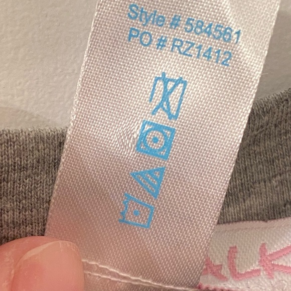 NWT Pillow Talk Women’s Size Large Nightgown in Grey with Embroidery on Front - Picture 10 of 10